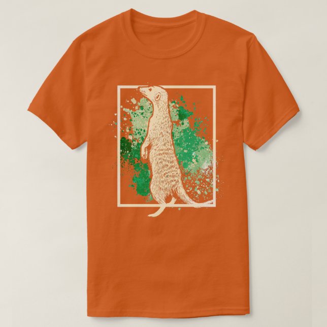Camiseta Meerkat Suricate (Diseño del anverso)