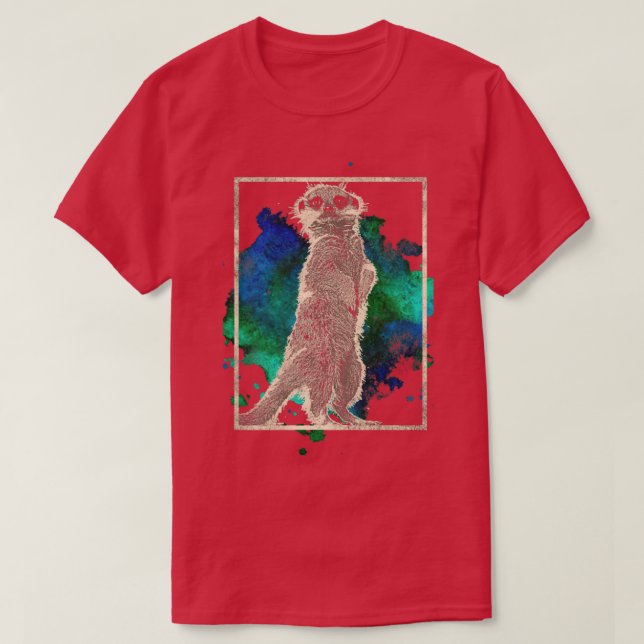 Camiseta Meerkat Suricate1 (Diseño del anverso)