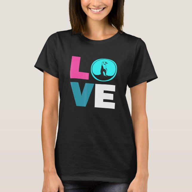 Camiseta Meerkat Surikate Animal Love (Anverso)