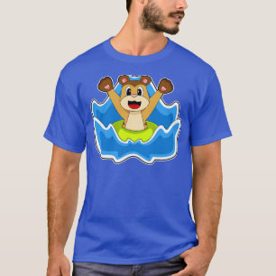 Camiseta Meerkat Swimming Lifebuoy