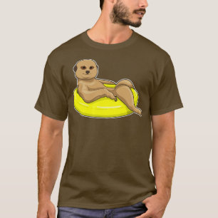 Camiseta Meerkat Swimming Lifebuoy 1