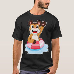 Camiseta Meerkat Swimming Lifebuoy 1