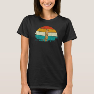 Camiseta Meerkat Vintage Retro Style Wild Suricata Suricatt