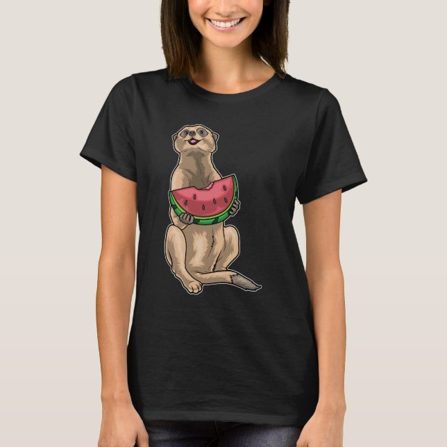Camiseta Meerkat Watermelon (Anverso)