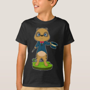 Camiseta Meerkat Wizard varita mágica