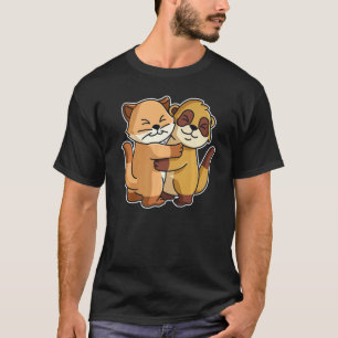 Camiseta Meerkat Y Animales Cutáneos Para Mujeres Animales