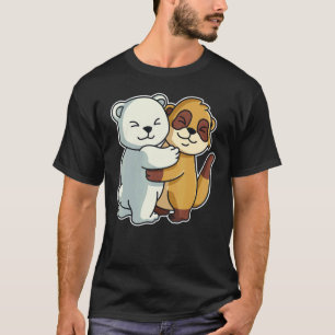Camiseta Meerkat Y Polar Oso Cute Animales Para Mujeres Ani