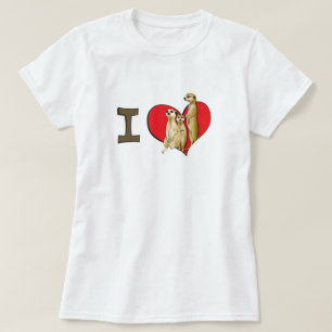 Camiseta Meerkats del corazón I