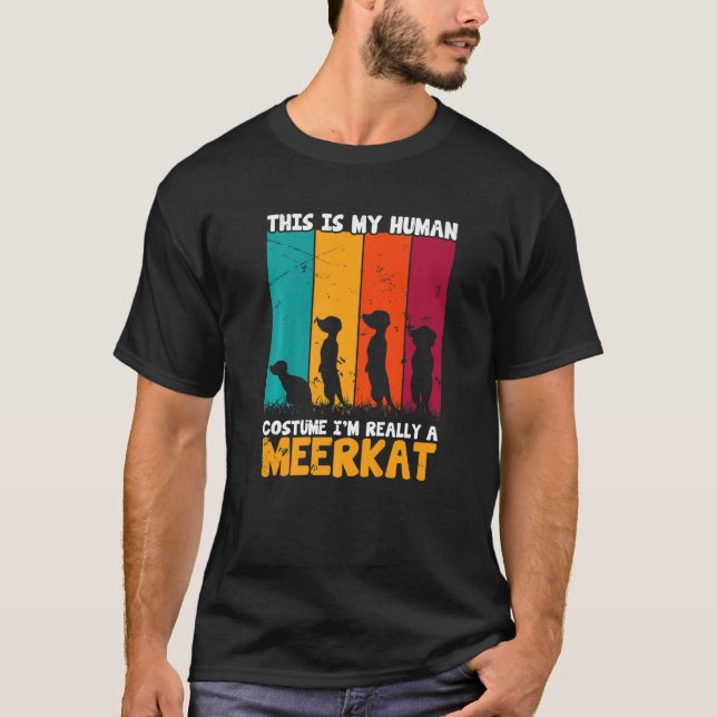 Camiseta Meerkats Suricate Wilderland Africa Animal Zoo Rod (Anverso)