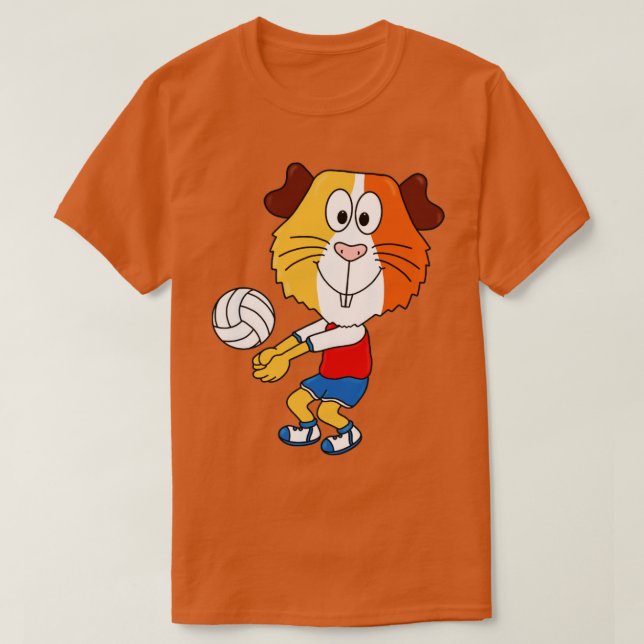 CAMISETA MEERSCHWEINCHEN GUINEA PIG VOLLEYBALL (Diseño del anverso)