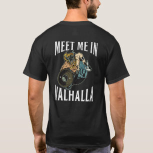 Camiseta Meet Me In Valhalla Odin Nordic Viking
