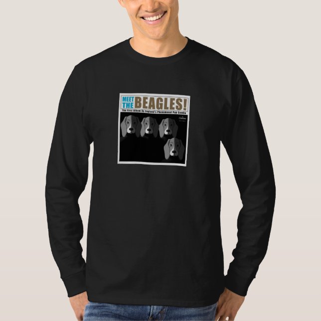 Camiseta Meet The Beagles Dog Classic Album Parody (Anverso)