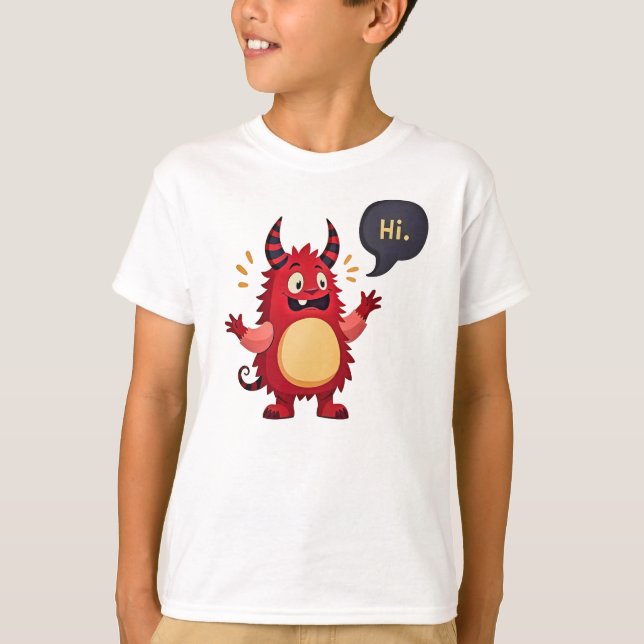 Camiseta Meet the Friendly Monster (Anverso)