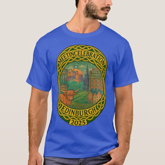 Camiseta MeetinCelebration Edimburgo 2025 - Camisas de un d (Anverso)