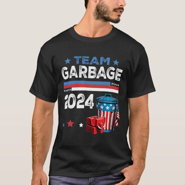 Camiseta Mega basura Orgulloso de Trump 2 (Anverso)