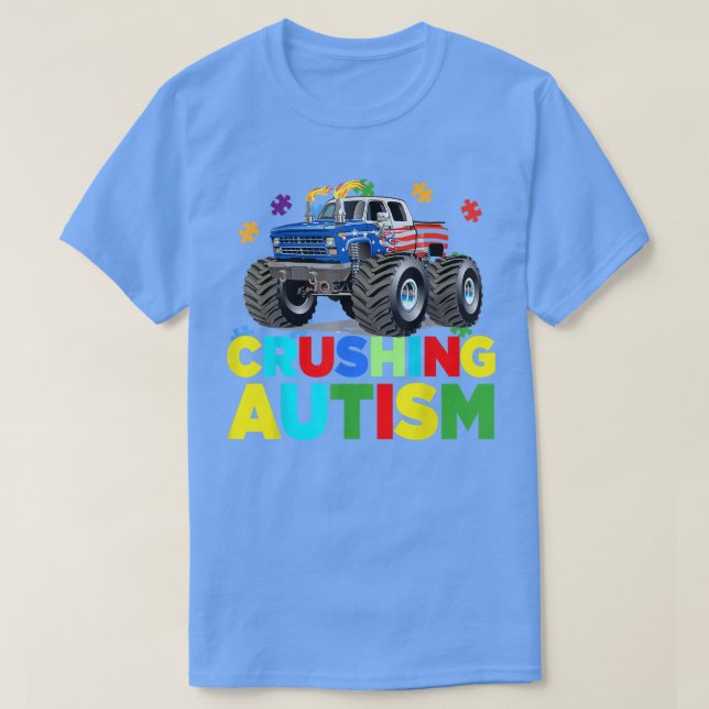 Camiseta Mega camión de autismo71 (Diseño del anverso)