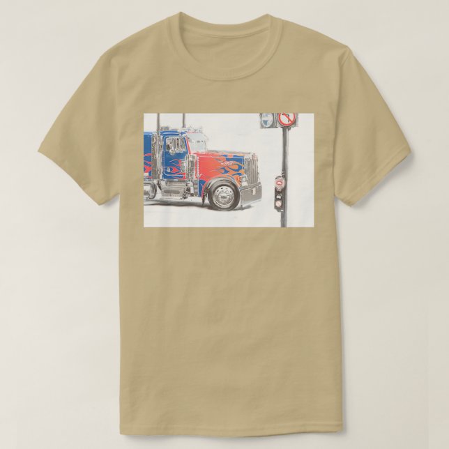 Camiseta Mega camión dos (Diseño del anverso)