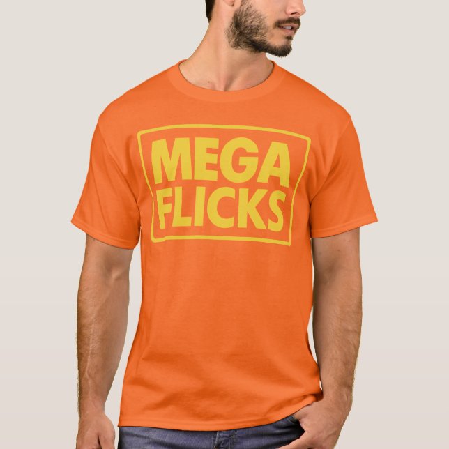 CAMISETA MEGA FLICKS (Anverso)