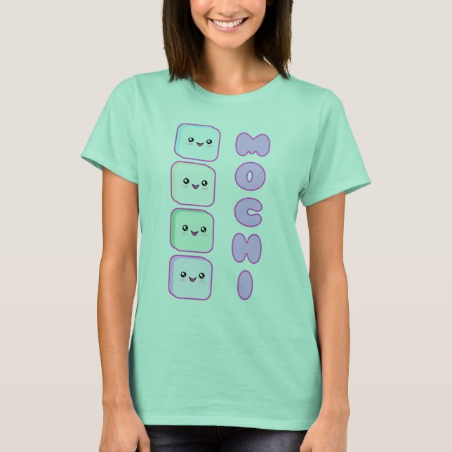 Camiseta Mega Kawaii Mochi Cakes (Anverso)
