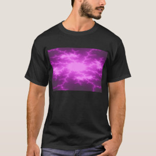 Camiseta Mega Lightning Fractal Mens T Shirt