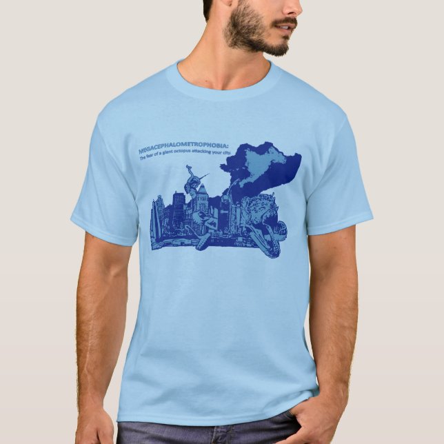 CAMISETA MEGACEPHALOMETROPHOBIA (Anverso)