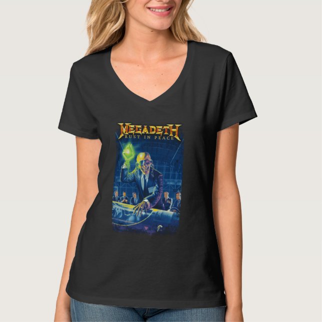 Camiseta Megadeth - Arroz en paz (Anverso)