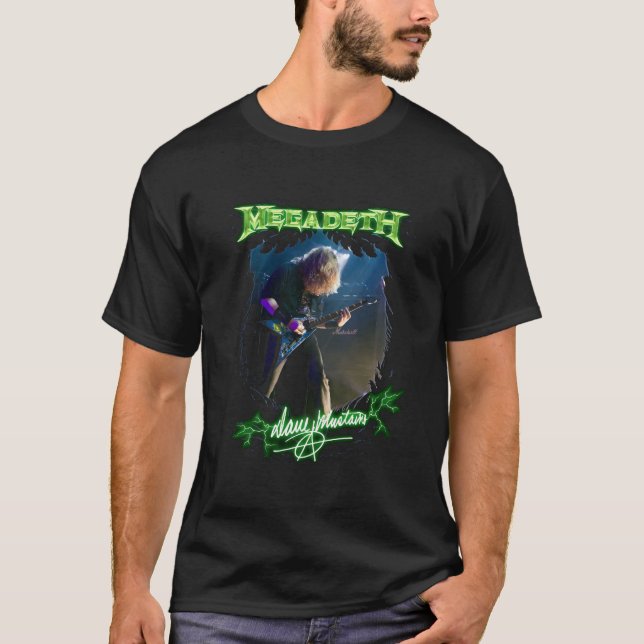 Camiseta Megadeth Dave Guitar (Anverso)