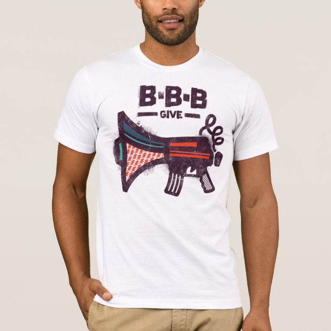Camiseta Megáfono multicolor de BBB (Anverso)