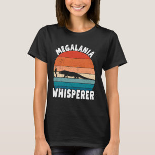 Camiseta Megalania Whisperer Gigante prehistórico Reptile V