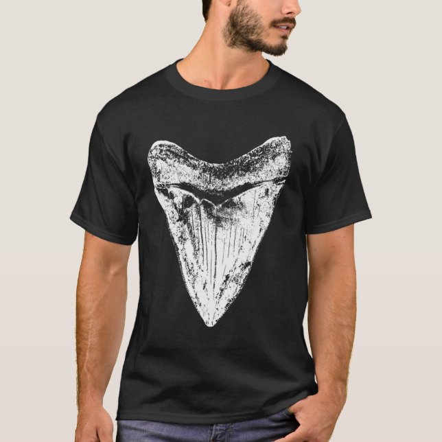 Camiseta Megalodon Diente Tiburón Amante Regalo Meg Tiburon (Anverso)