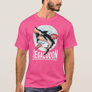 Camiseta Megalodon I Tiburón Blanco I MEG I Pescado Prehist
