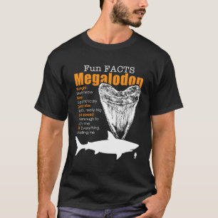 Camiseta Megalodon Long Sleeve Shirt - Funny Hecho Megalodo
