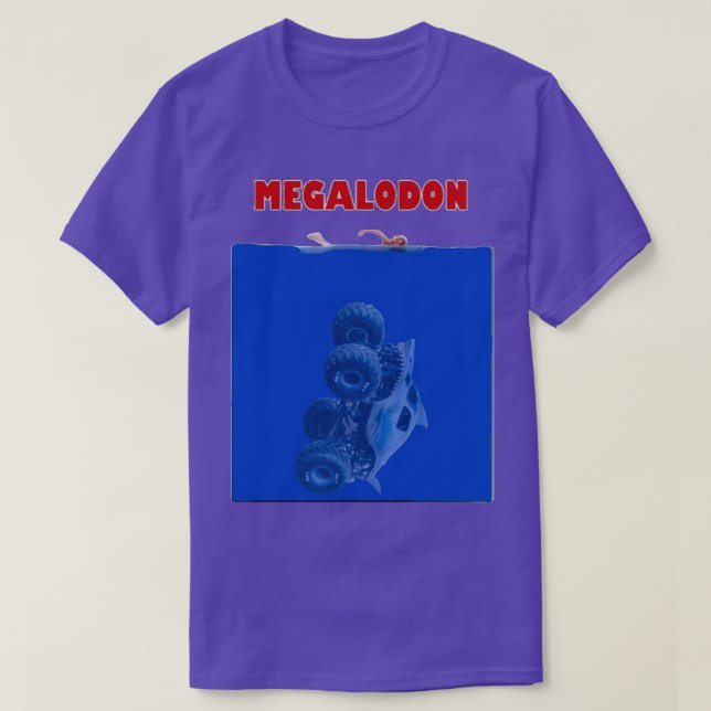 Camiseta Megalodon Monster Truck (Diseño del anverso)