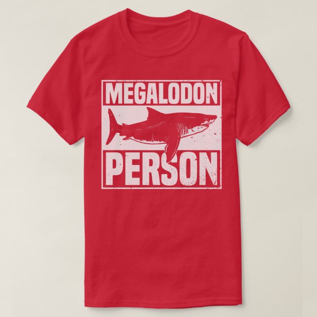 Camiseta Megalodon PersonMegalodon Shark Pullover (Diseño del anverso)