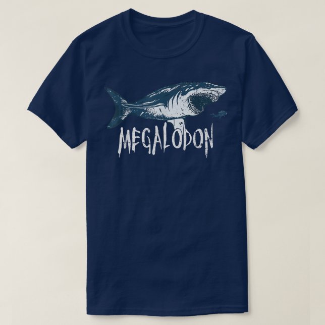 Camiseta Megalodon Shark Lovers (Diseño del anverso)