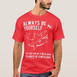 Camiseta Megalodon Tiburón mordió gracioso Meg Tiburón muer