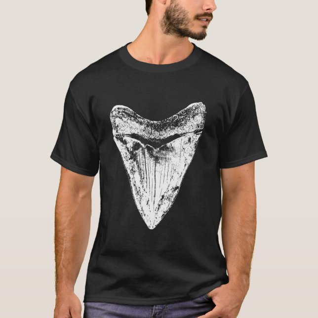 Camiseta Megalodon Tooth Shark Meg Sharks Fossil Th (Anverso)