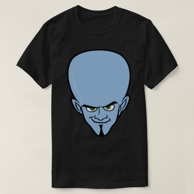 Camiseta MegamindHeadCutout (Diseño del anverso)