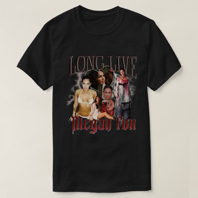 Camiseta Megan Fox Bootleg Design (Diseño del anverso)