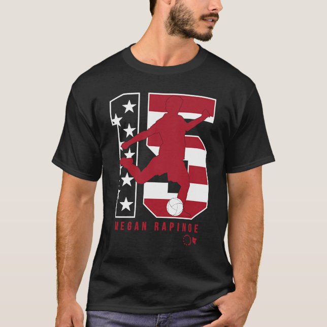 Camiseta Megan Rapinoe 15 USWNT Players Association USA Soc (Anverso)