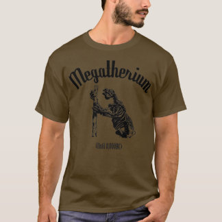 Camiseta Megatherium Until 8000BC black