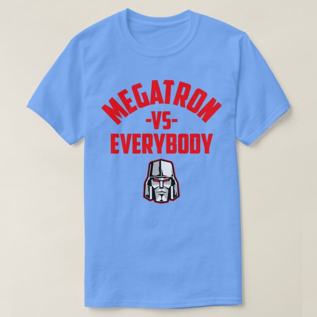 CAMISETA MEGATRON FRENTE A TODOS (Diseño del anverso)