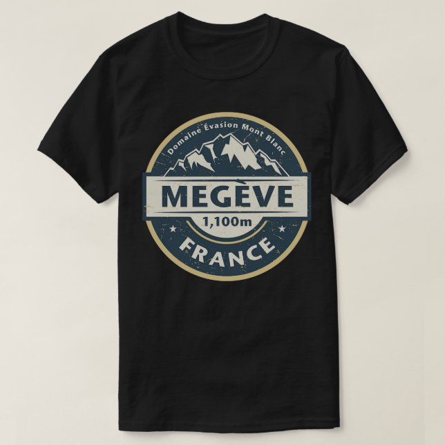 Camiseta Megeve France (Diseño del anverso)