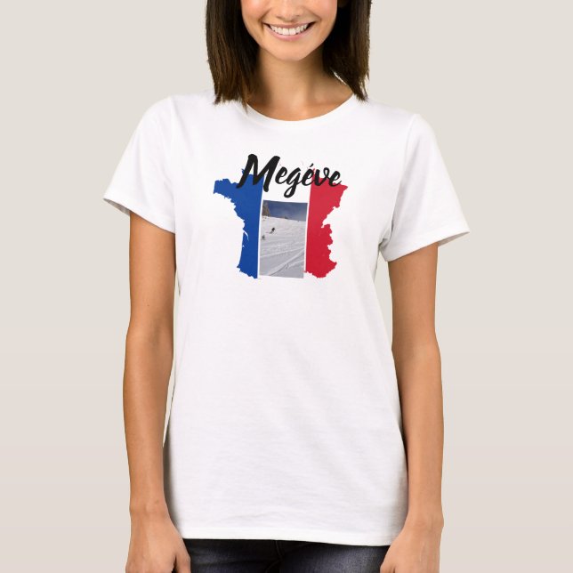 Camiseta Megeve Ski France (Anverso)