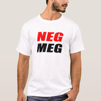 CAMISETA MEGOHMIO NEGATIVO