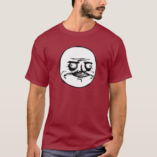Camiseta Megusta Meme hace frente (del reddit, 9gag, 4chan) (Anverso)