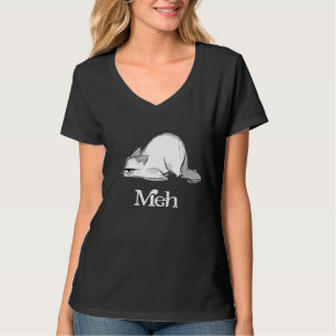 Camiseta Meh Ca Ca Para Hombres Mujeres Meh Cat
