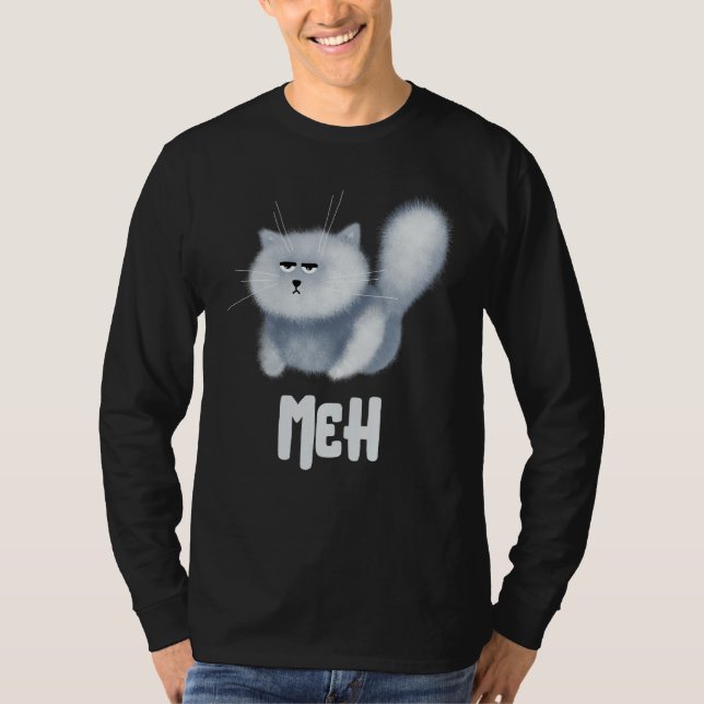 Camiseta Meh Cat  for Cat  Pet (Anverso)