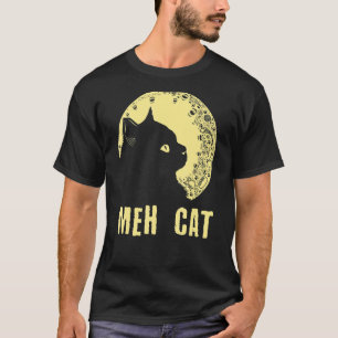 Camiseta Meh Cat Humor Gato Gato Gato Gato Gato Gatito Pres