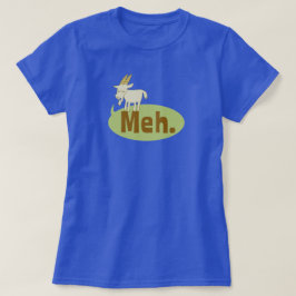 Camiseta Meh (dijo la cabra) Funny Wordplay Personalizado